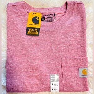 Carhartt Women's Loose Fit T-shirt Pink Medium Brand New